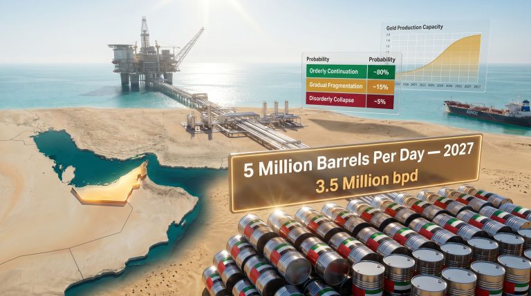 UAE leaving OPEC oil production graphic