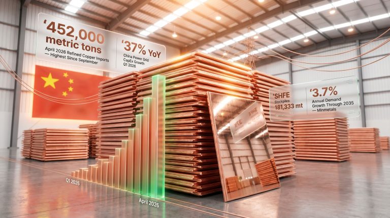 China refined copper imports surge infographic