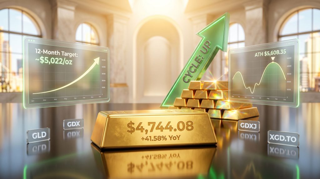 gold price update with bullish charts