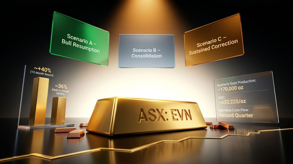 Evolution Mining buy the dip scenarios