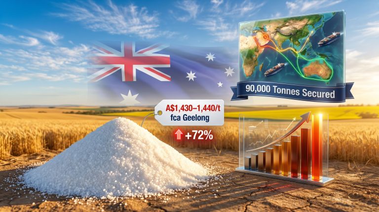 Australia secures 90,000t of urea via government scheme