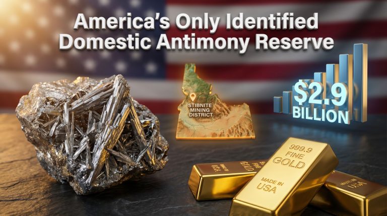 Perpetua Resources EXIM loan for Stibnite Gold Project infographic