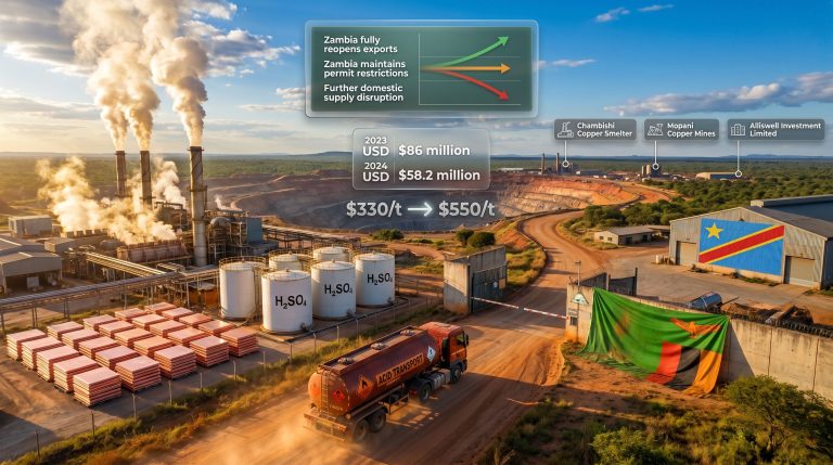 Zambia eases sulphuric acid exports to Congo infographic