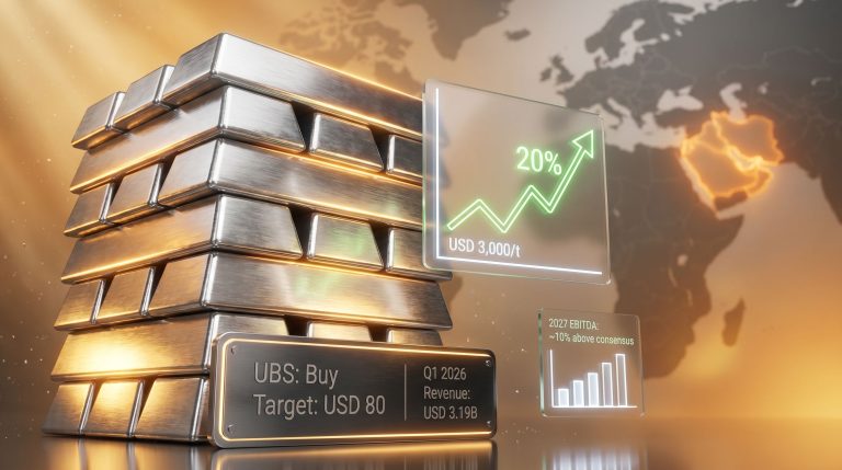 UBS upgrades Alcoa on stronger aluminium prices