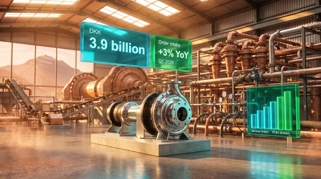 FLSmidth pumps and services orders growth