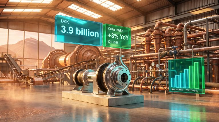 FLSmidth pumps and services orders growth