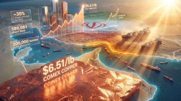Strait of Hormuz closure lifts copper prices surge