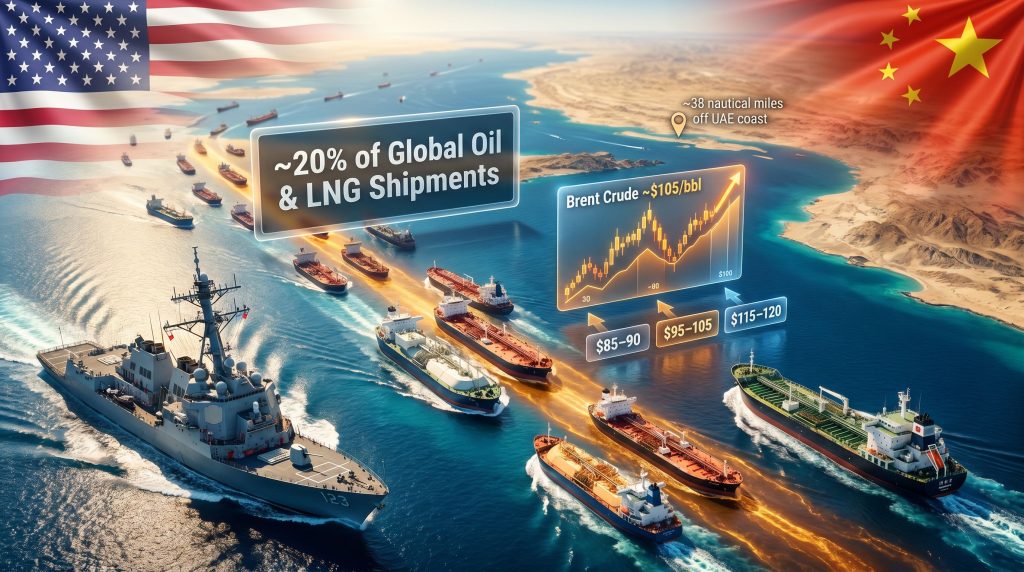 Trump Xi Strait of Hormuz reopening oil shipping map