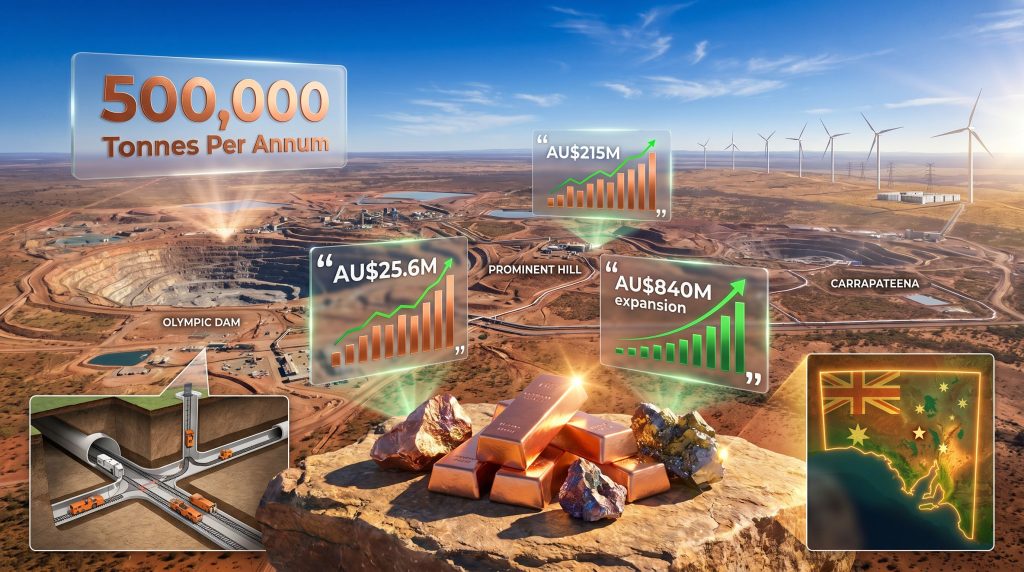 South Australia BHP Olympic Dam agreement infographic