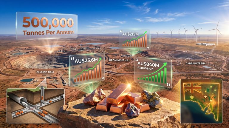 South Australia BHP Olympic Dam agreement infographic
