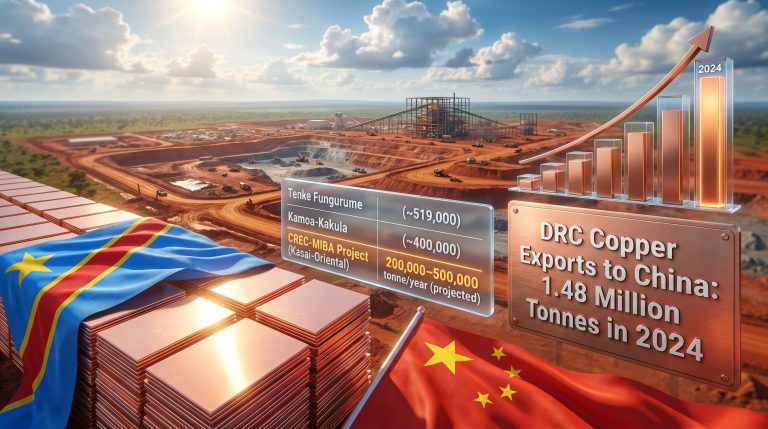 China state firm new copper mine in Congo infographic