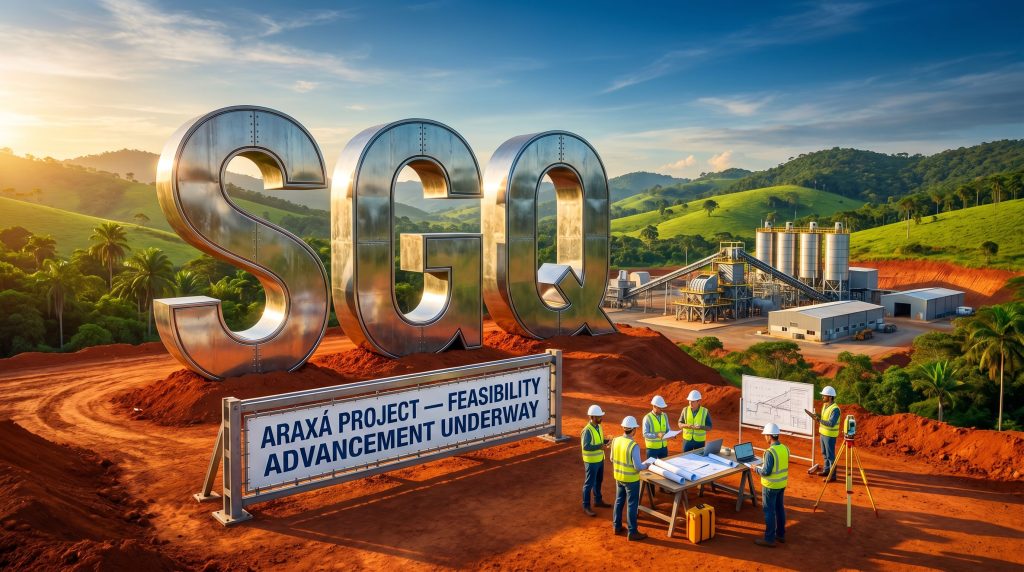 ST George Mining Ltd-SGQ-SGQ Araxá project feasibility advancement site