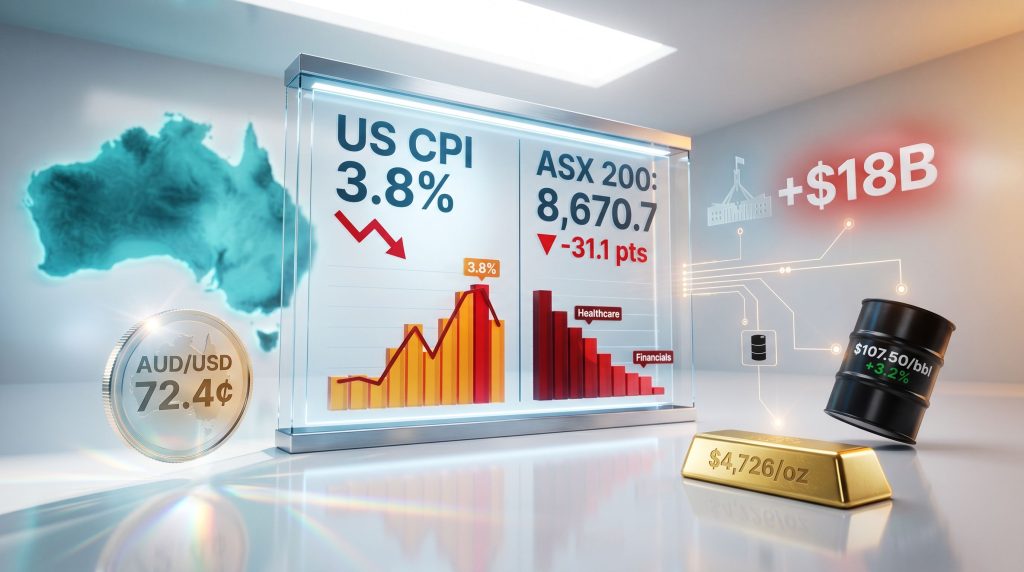 ASX heads lower after Budget Day and US CPI data graphics