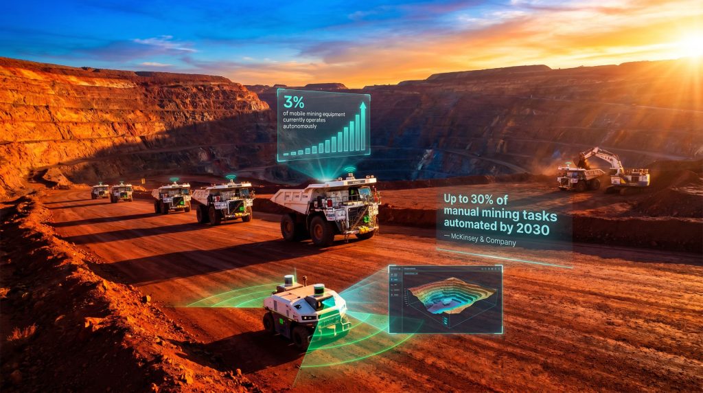 Mining autonomous operations with driverless haul trucks