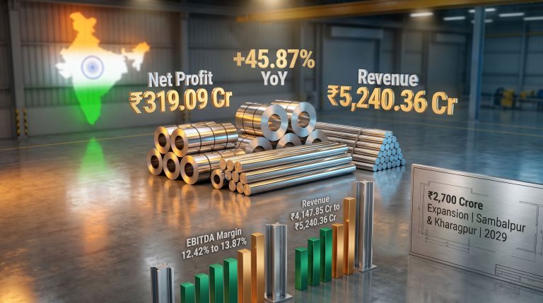 Shyam Metalics Q4 profit rises and expansion strategy infographic