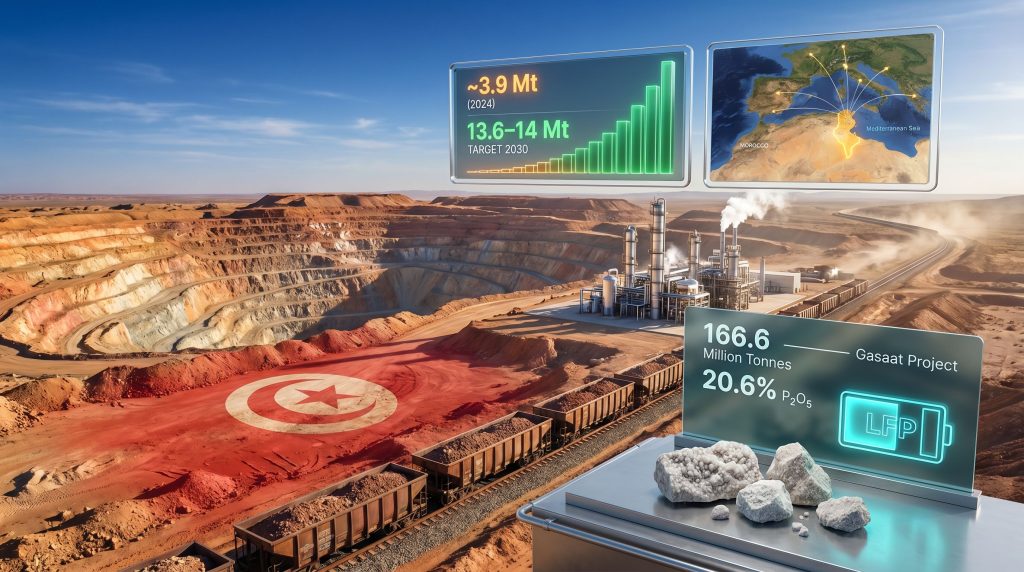 Tunisia phosphate industry revival mining growth infographic