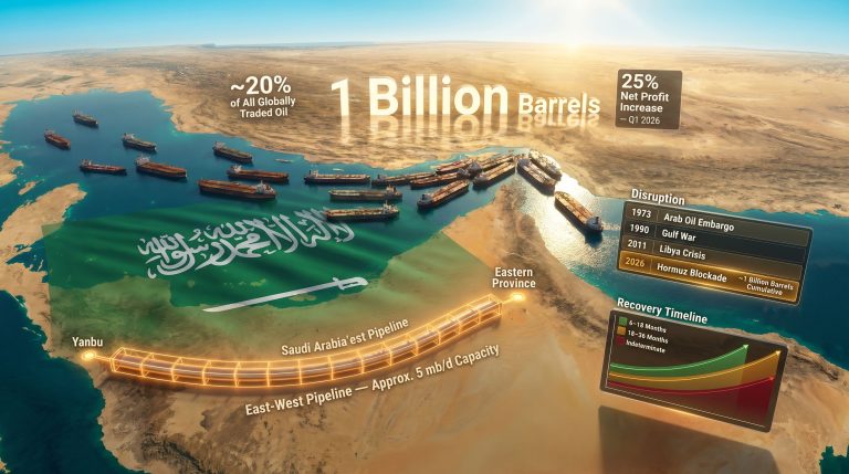 Aramco CEO warns 1 billion barrels lost infographic
