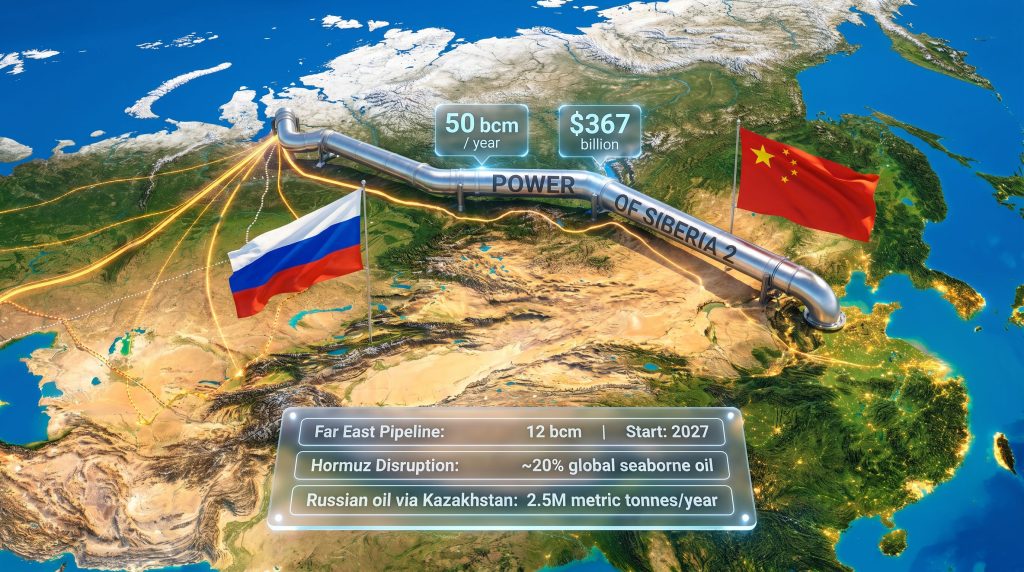 Putin China energy deals pipeline map