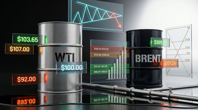 crude oil technical analysis breakout levels chart