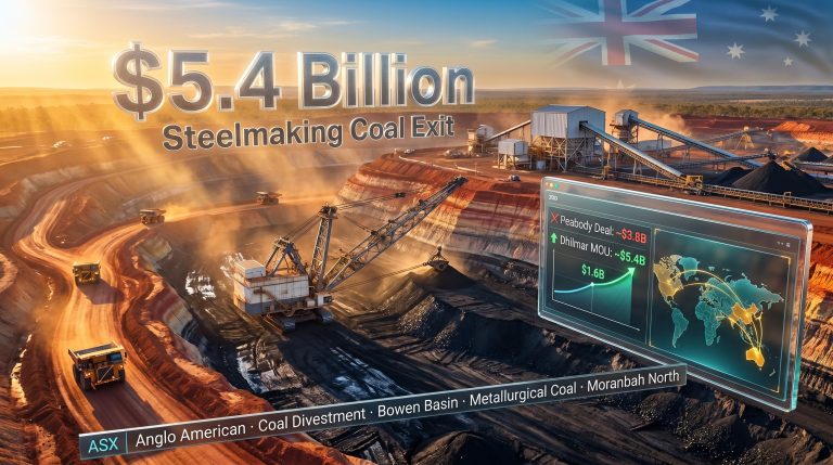 Anglo American coal exit mine sale graphic