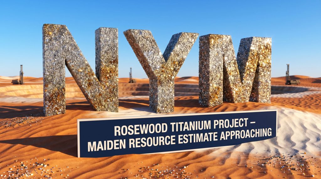 Narryer Metals Ltd-NYM-Rosewood Titanium Project desert mining display
