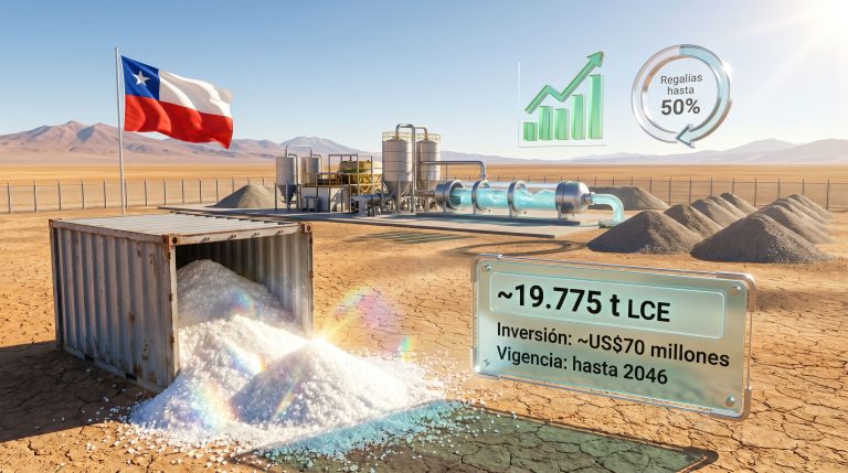 Quiborax CEOL litio desde residuos mineros en Arica