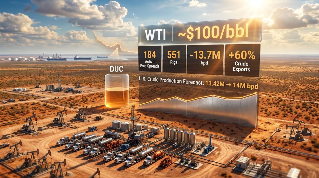 U.S. shale opens the taps carefully infographic