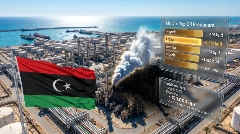 Libya Zawiya refinery shutdown at oil port
