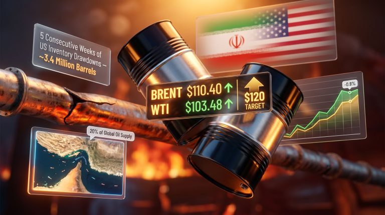 oil falls after Trump says US will end Iran war very quickly, oil barrels and market graphics