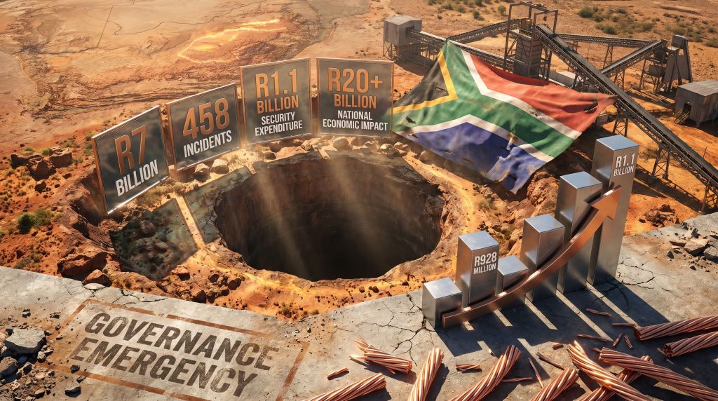 Neal Froneman on illegal mining and corruption in South Africa infographic