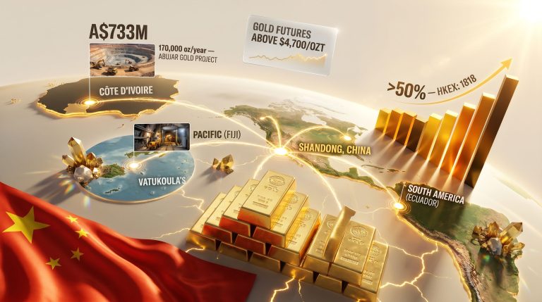Zhaojin Mining overseas gold assets expansion map