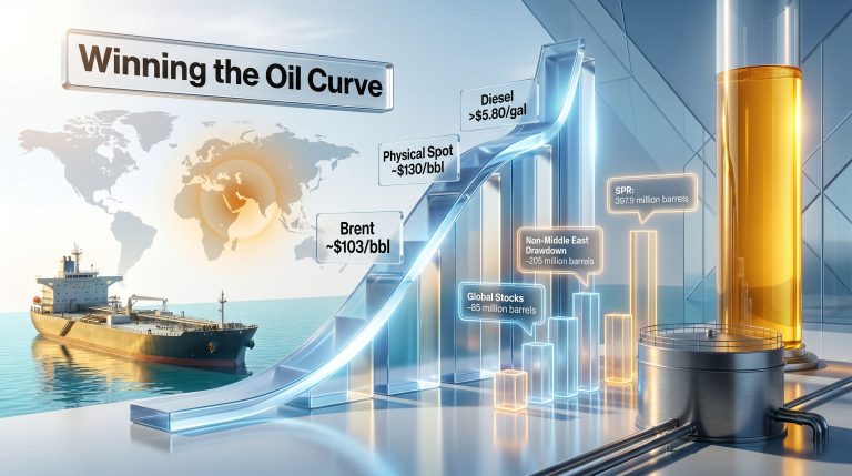 Trump win the oil curve infographic graphic