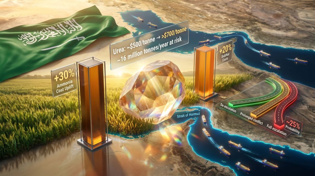 phosphate market outlook Middle East conflict infographic