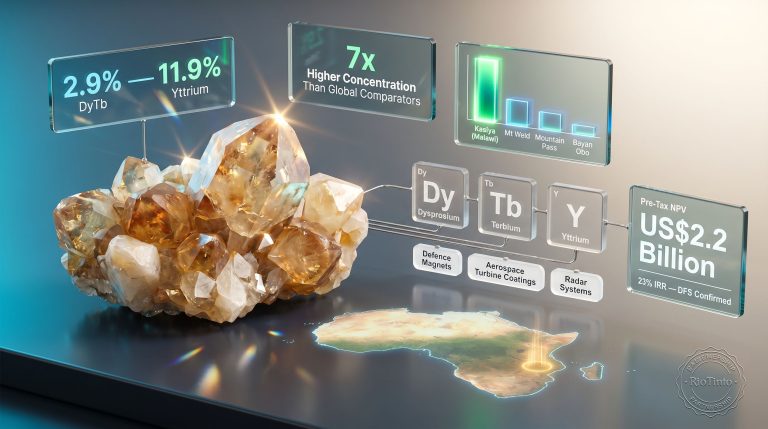 Kasiya monazite heavy rare earths infographic display
