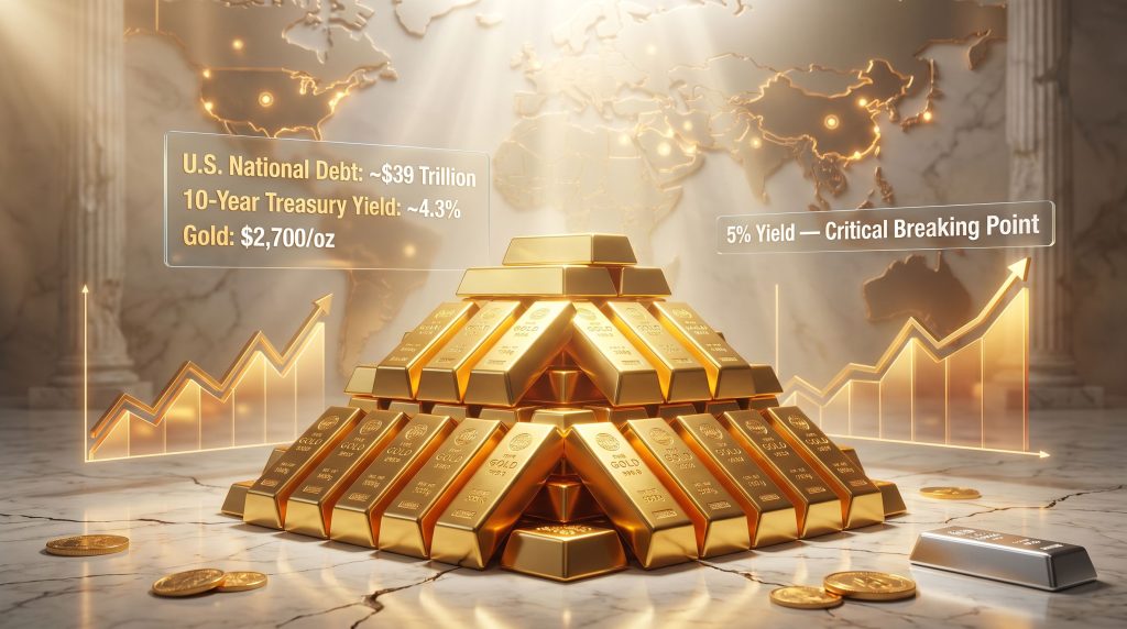 gold investing amid economic collapse fears chart