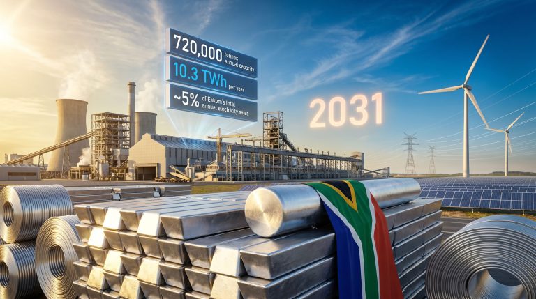 South32 Hillside aluminium smelter power agreement with Eskom infographic