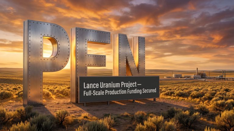 Peninsula Energy Ltd-PEN-PEN Lance Uranium Project funding secured