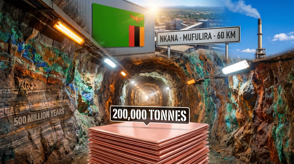 Mopani Copper Mines Zambia underground copper production