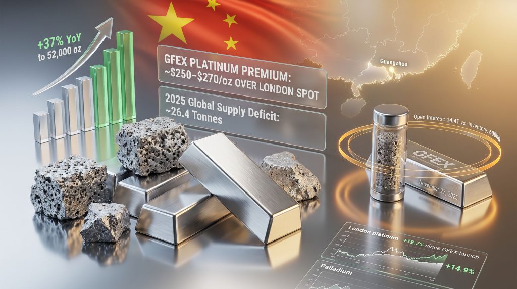China platinum futures demand surges on GFEX