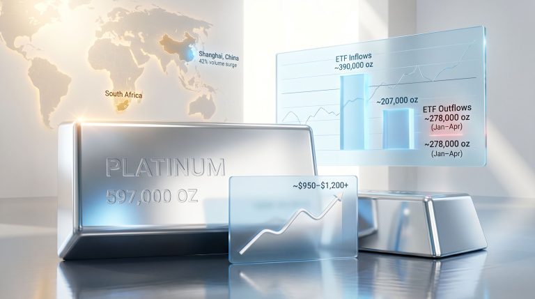 platinum price rise driven by investor demand charts