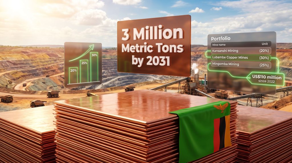 ZCCM-IH boost stakes in Zambia mines infographic