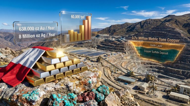 Buenaventura Tantahuatay full capacity in Peru mine infographic