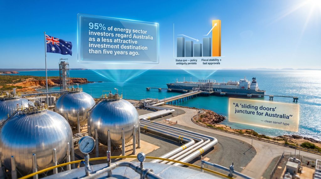 Australia LNG policy uncertainty investment at terminal