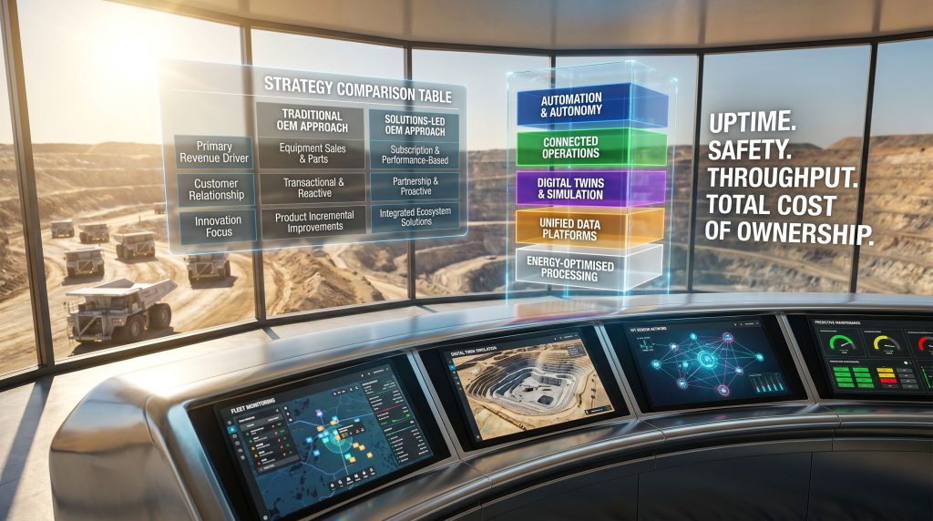 mining OEMs solutions revolution in smart mines