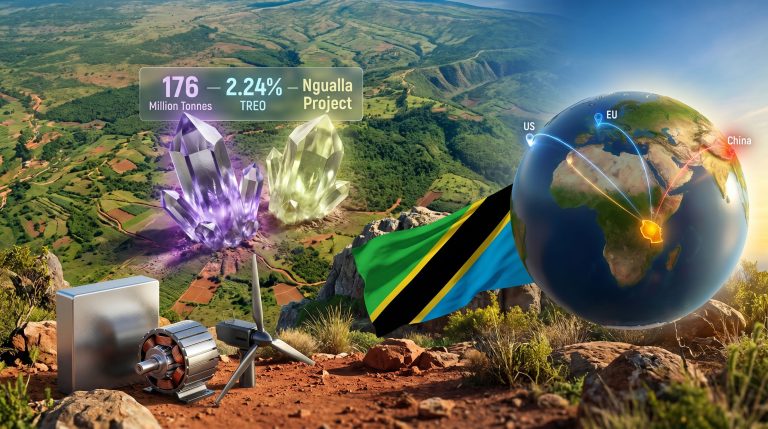 Tanzania rare earth discovery global supply map
