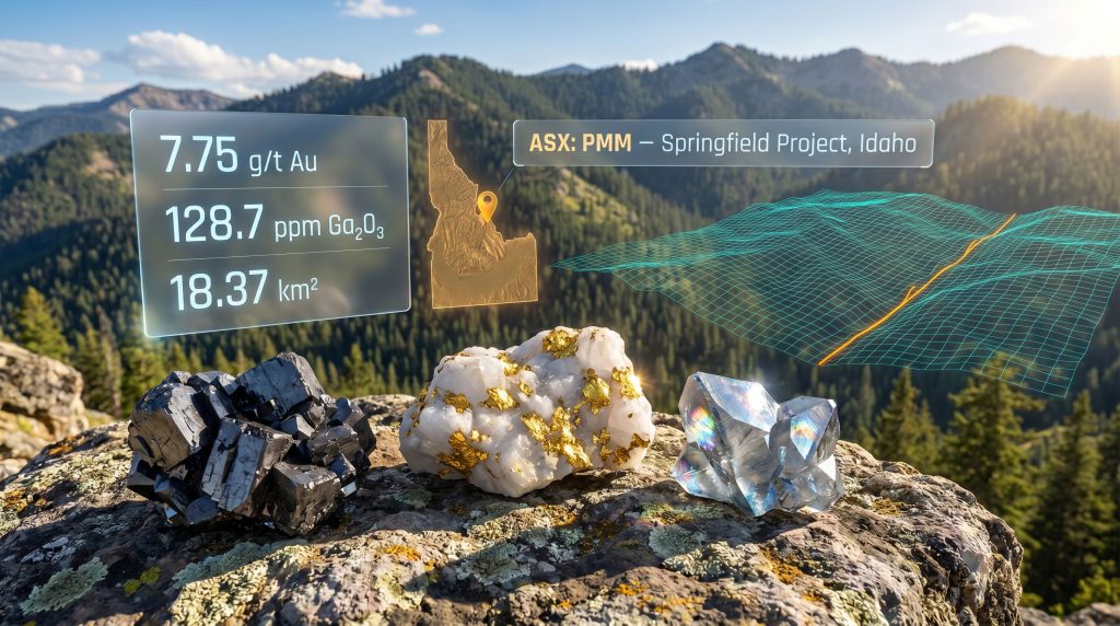 Pioneer Minerals Springfield tungsten gold gallium project overview