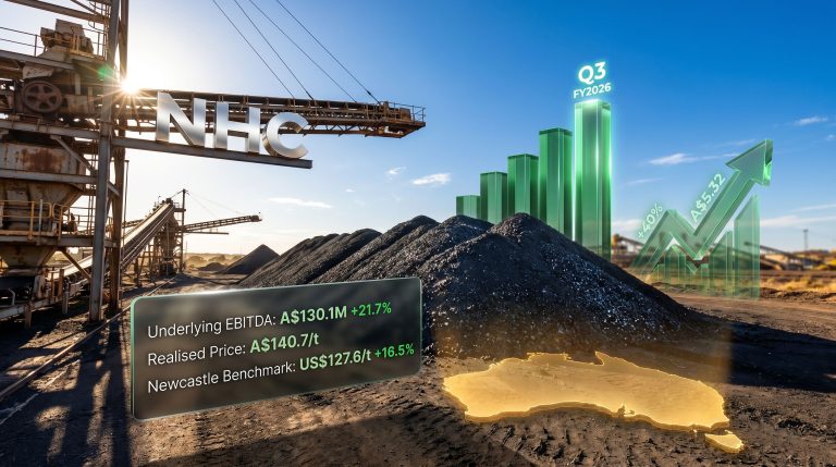 New Hope Q3 results coal rally graphic