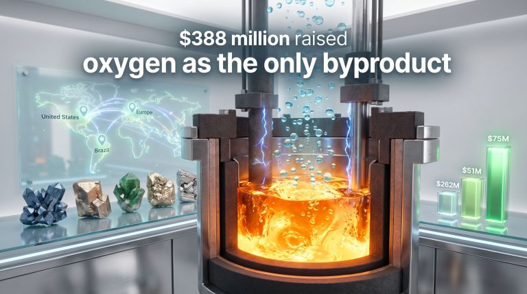 Boston Metal molten oxide electrolysis investment infographic