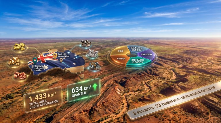 Danakali exploration licences in Western Australia map