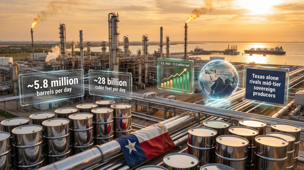 Texas energy security and dollar stability refinery scene